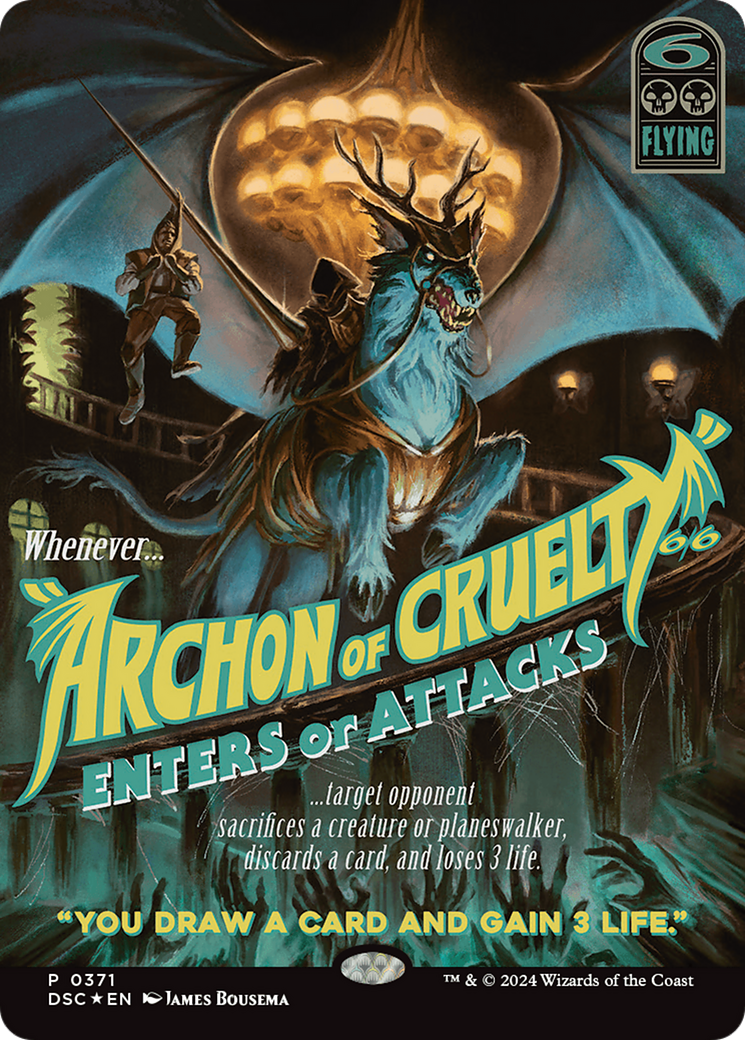Archon of Cruelty (Showcase) [Duskmourn: House of Horror Commander] | Deep Dive Games St. Marys