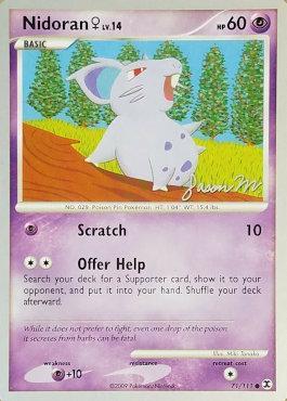 Nidoran♀ LV.14 (71/111) (Queengar - Jason Martinez) [World Championships 2009] | Deep Dive Games St. Marys