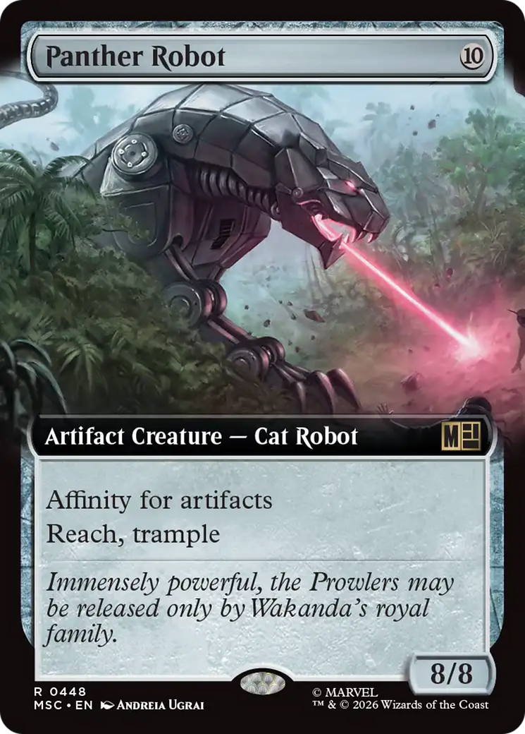 Panther Robot (Extended Art) [Marvel Super Heroes Commander] | Deep Dive Games St. Marys