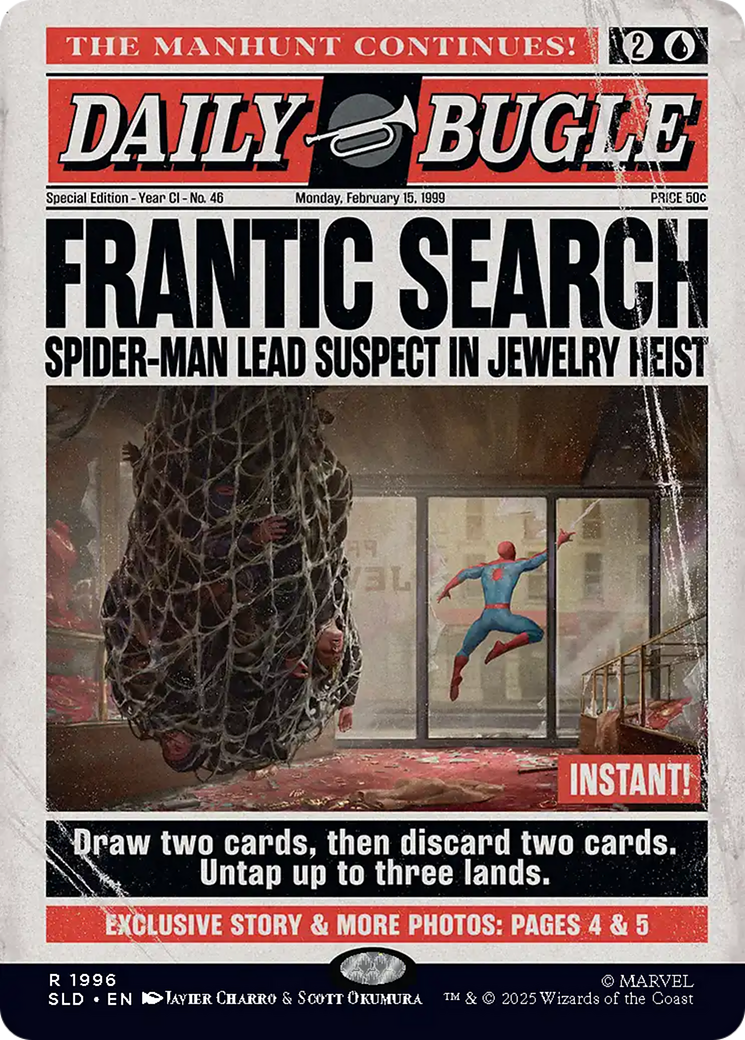 Frantic Search (1996) (Rainbow Foil) [Secret Lair Drop Series] | Deep Dive Games St. Marys