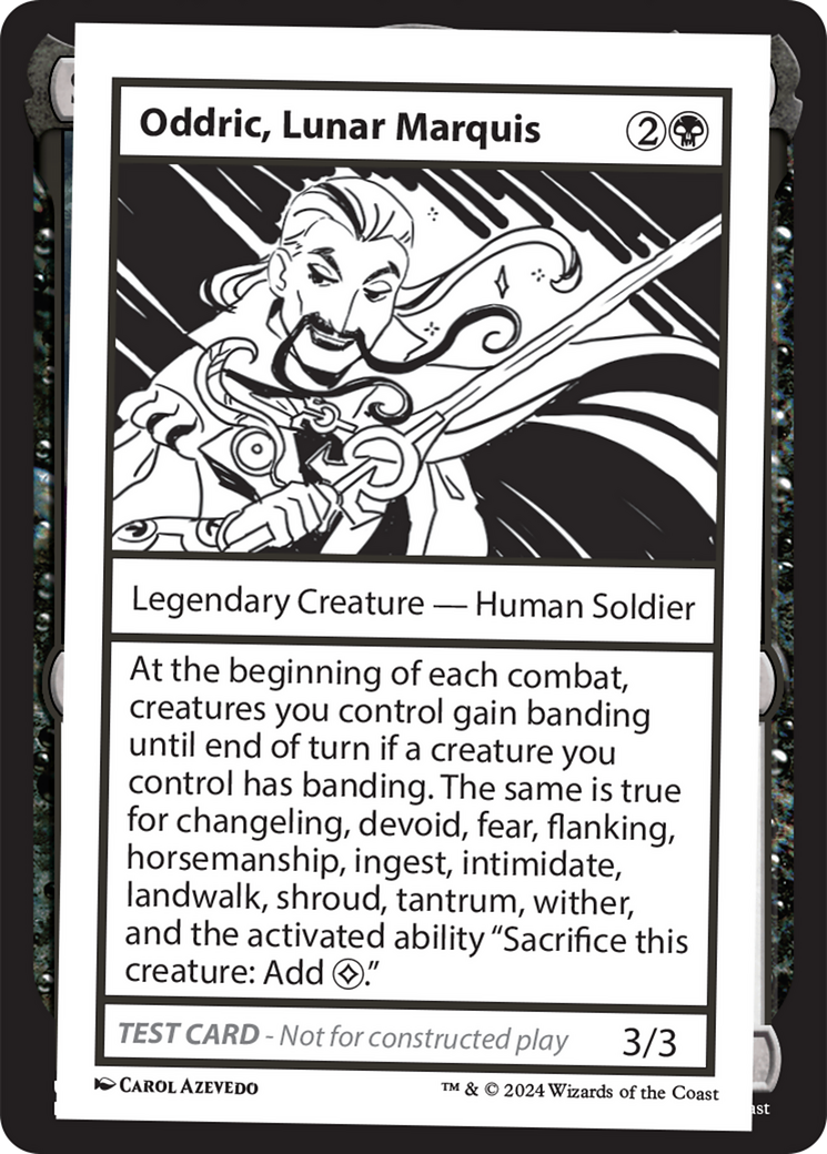 Oddric, Lunar Marquis [Mystery Booster 2 Playtest Cards] | Deep Dive Games St. Marys
