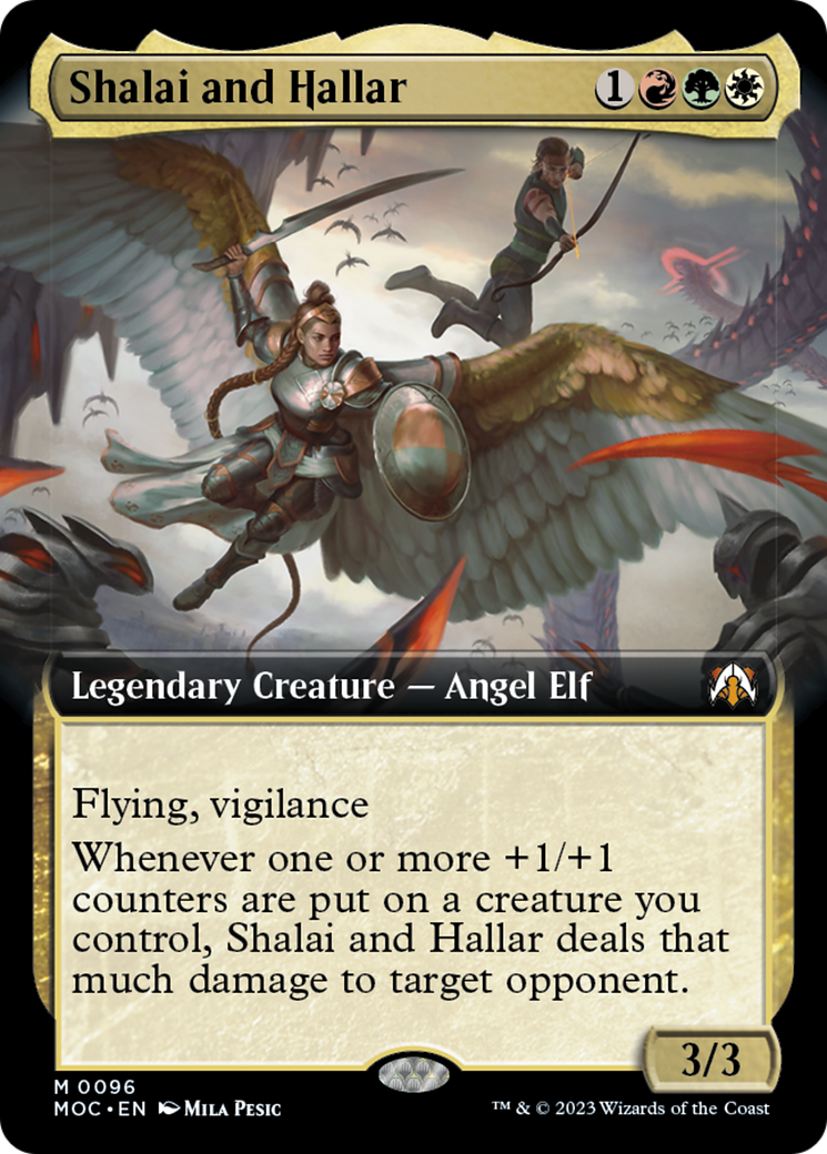 Shalai and Hallar (Extended Art) [March of the Machine Commander] | Deep Dive Games St. Marys