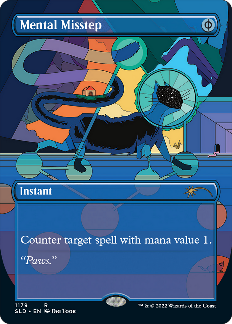 Mental Misstep (Borderless) [Secret Lair Drop Series] | Deep Dive Games St. Marys