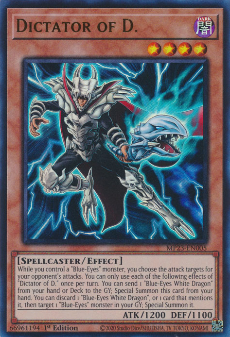 Dictator of D. [MP23-EN005] Ultra Rare | Deep Dive Games St. Marys
