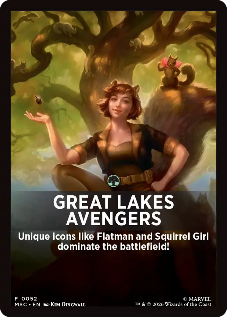Great Lakes Avengers Theme Card [Marvel Super Heroes Commander] | Deep Dive Games St. Marys
