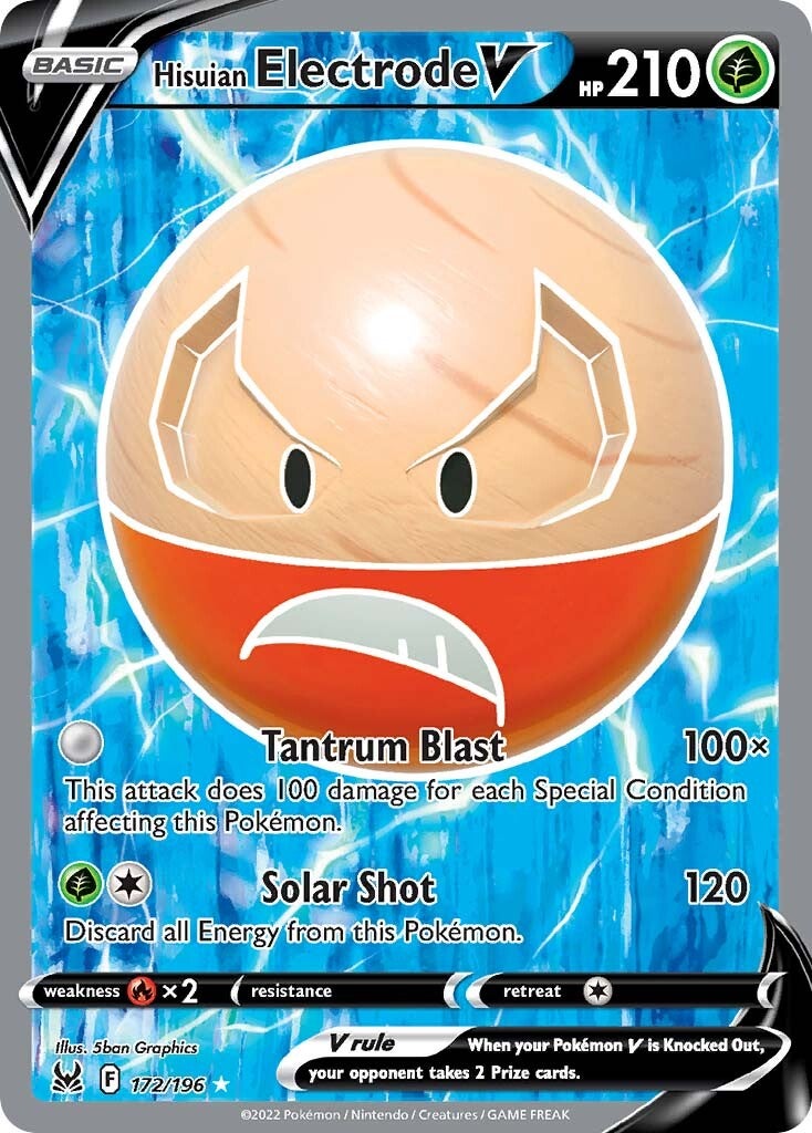 Hisuian Electrode V (172/196) [Sword & Shield: Lost Origin] | Deep Dive Games St. Marys