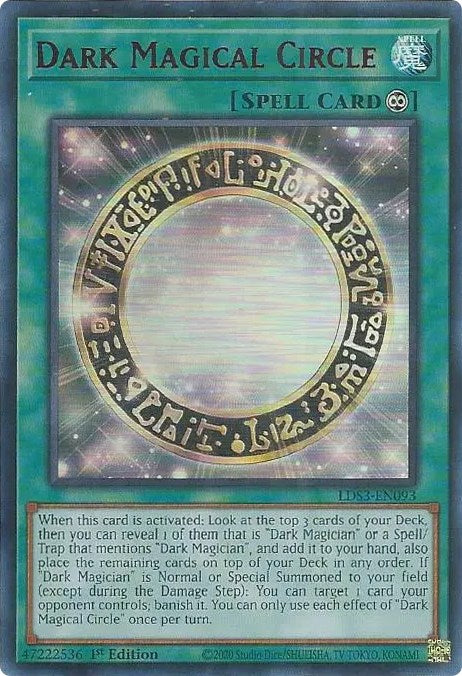 Dark Magical Circle (Red) [LDS3-EN093] Ultra Rare | Deep Dive Games St. Marys