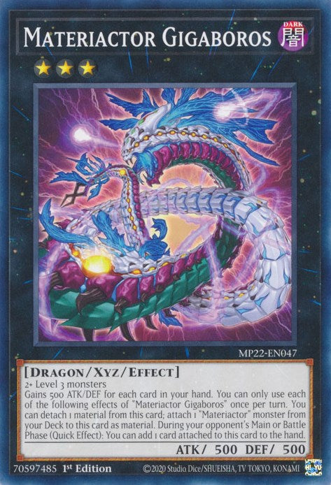 Materiactor Gigaboros [MP22-EN047] Common | Deep Dive Games St. Marys