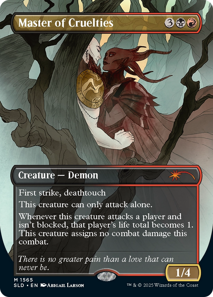Master of Cruelties (Rainbow Foil) [Secret Lair Drop Series] | Deep Dive Games St. Marys