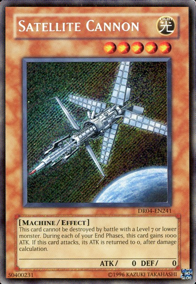 Satellite Cannon [DR04-EN241] Secret Rare | Deep Dive Games St. Marys