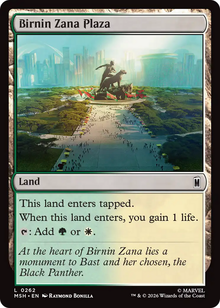 Birnin Zana Plaza [Marvel Super Heroes] | Deep Dive Games St. Marys