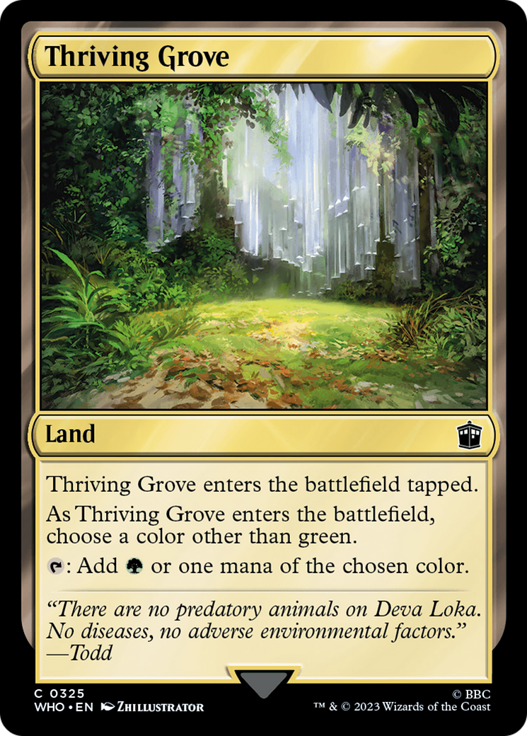 Thriving Grove [Doctor Who] | Deep Dive Games St. Marys