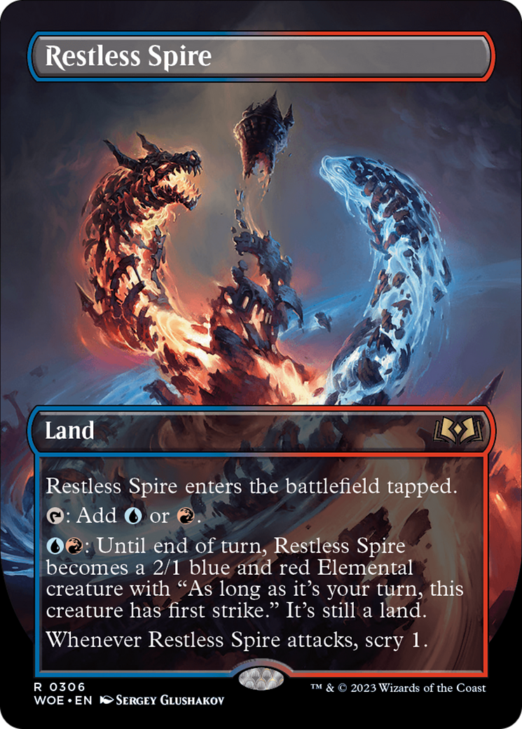 Restless Spire (Borderless) [Wilds of Eldraine] | Deep Dive Games St. Marys