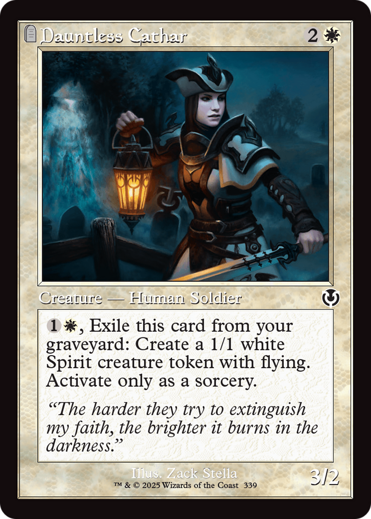 Dauntless Cathar (Retor Frame) [Innistrad Remastered] | Deep Dive Games St. Marys