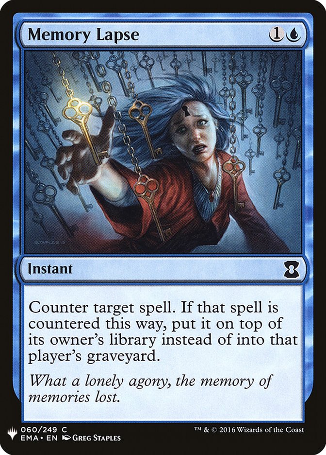 Memory Lapse [Mystery Booster] | Deep Dive Games St. Marys