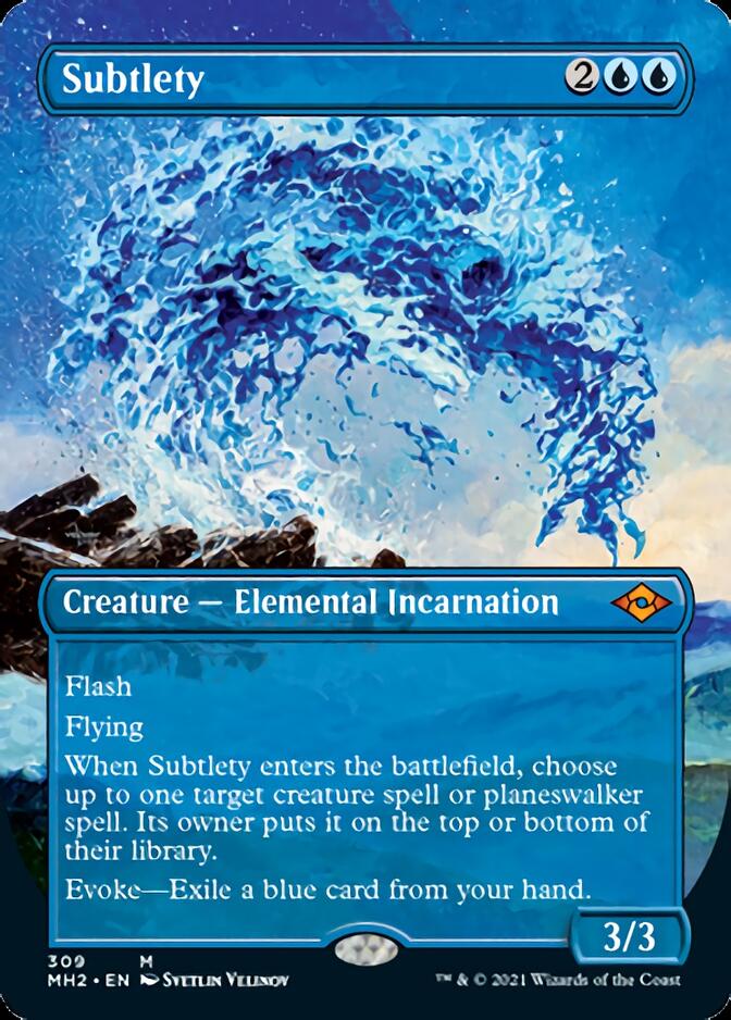 Subtlety (Borderless Alternate Art) [Modern Horizons 2] | Deep Dive Games St. Marys