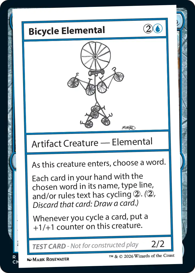 Bicycle Elemental [Mystery Booster Playtest Cards] | Deep Dive Games St. Marys
