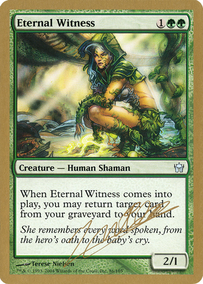 Eternal Witness (Julien Nuijten) [World Championship Decks 2004] | Deep Dive Games St. Marys