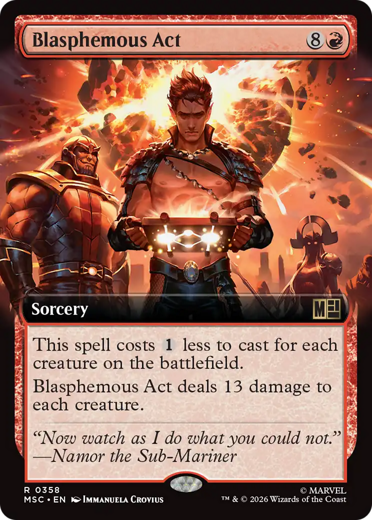 Blasphemous Act (Extended Art) [Marvel Super Heroes Commander] | Deep Dive Games St. Marys