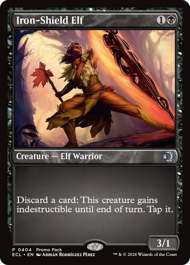 Iron-Shield Elf [Lorwyn Eclipsed Promos] | Deep Dive Games St. Marys