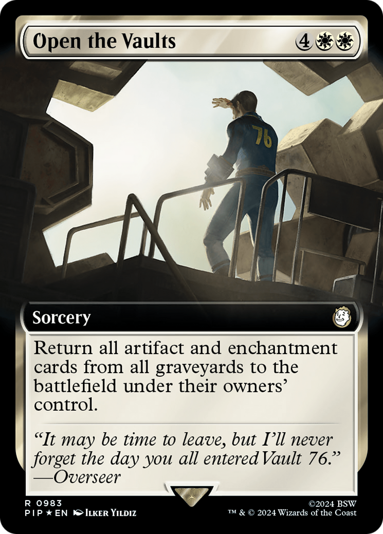 Open the Vaults (Extended Art) (Surge Foil) [Fallout] | Deep Dive Games St. Marys