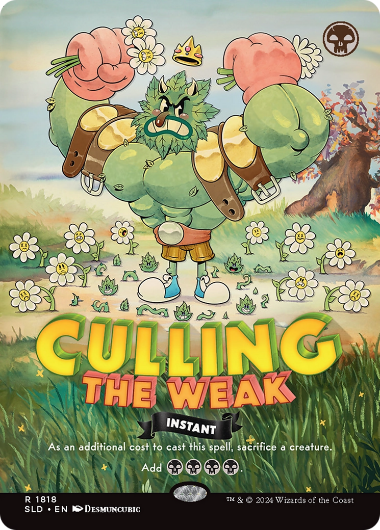 Culling the Weak (Rainbow Foil) [Secret Lair Drop Series] | Deep Dive Games St. Marys