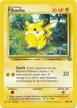 Pikachu (60/64) [Jungle Unlimited] | Deep Dive Games St. Marys