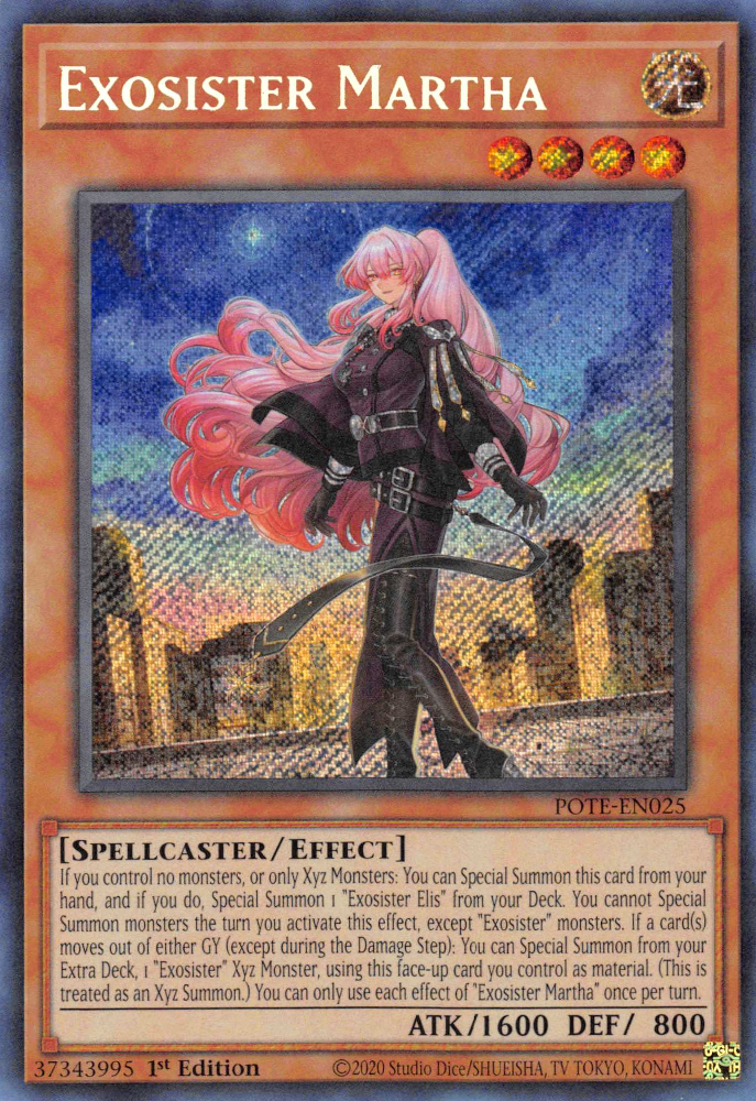 Exosister Martha [POTE-EN025] Secret Rare | Deep Dive Games St. Marys