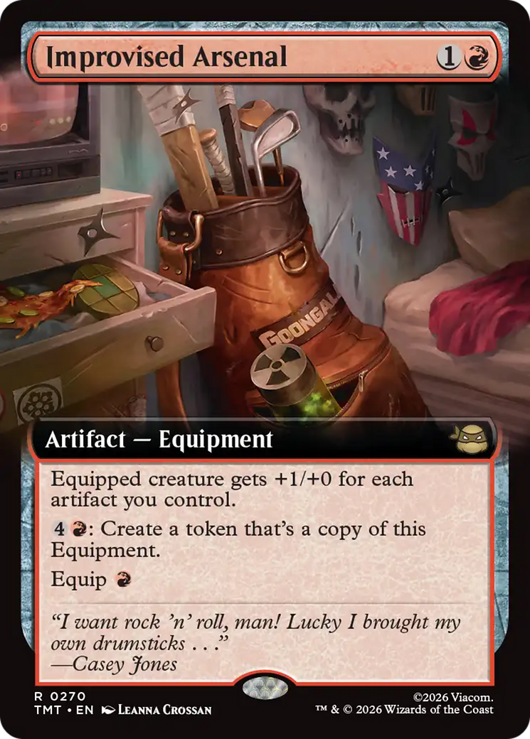 Improvised Arsenal (Extended Art) [Teenage Mutant Ninja Turtles] | Deep Dive Games St. Marys