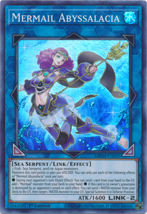 Mermail Abyssalacia [MP20-EN095] Super Rare | Deep Dive Games St. Marys
