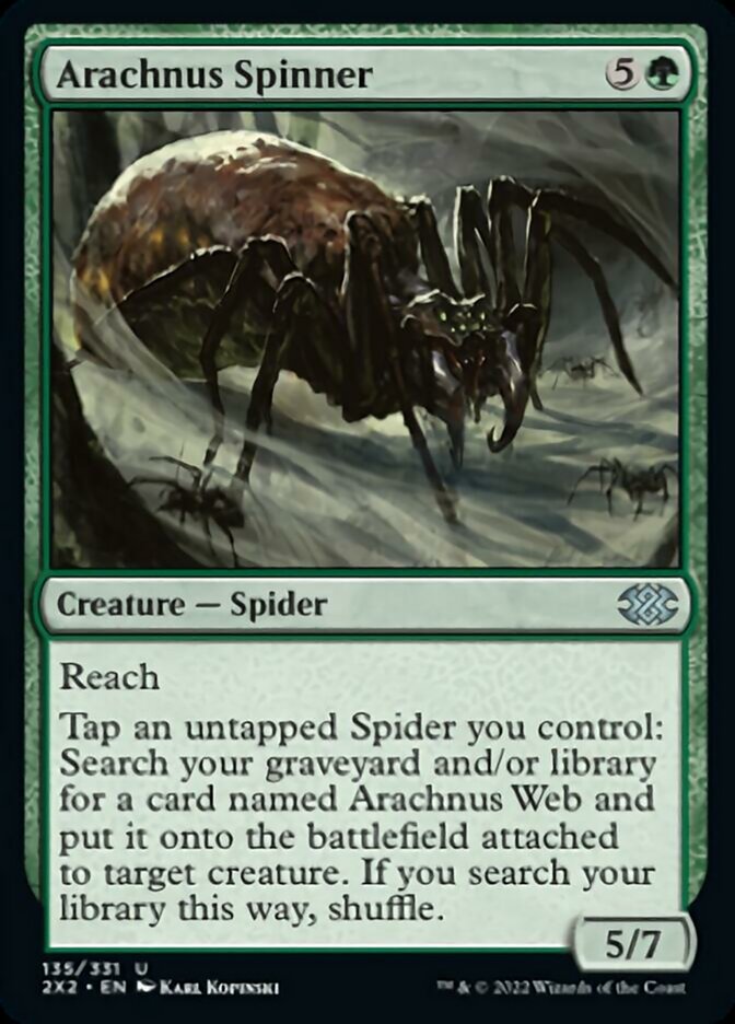Arachnus Spinner [Double Masters 2022] | Deep Dive Games St. Marys