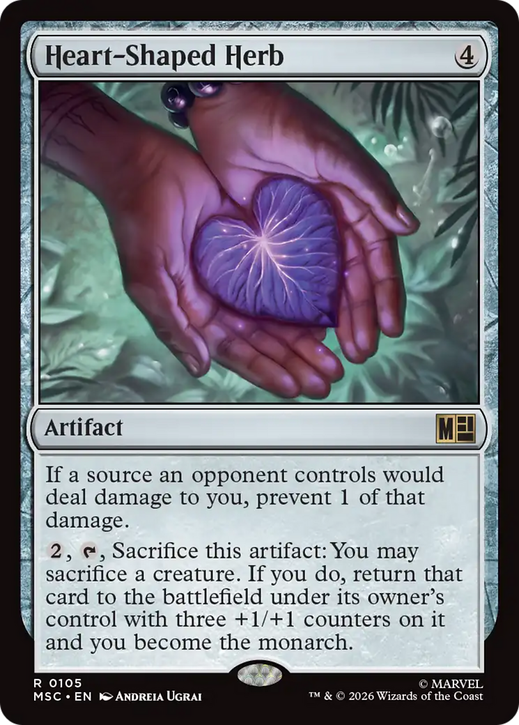 Heart-Shaped Herb [Marvel Super Heroes Commander] | Deep Dive Games St. Marys
