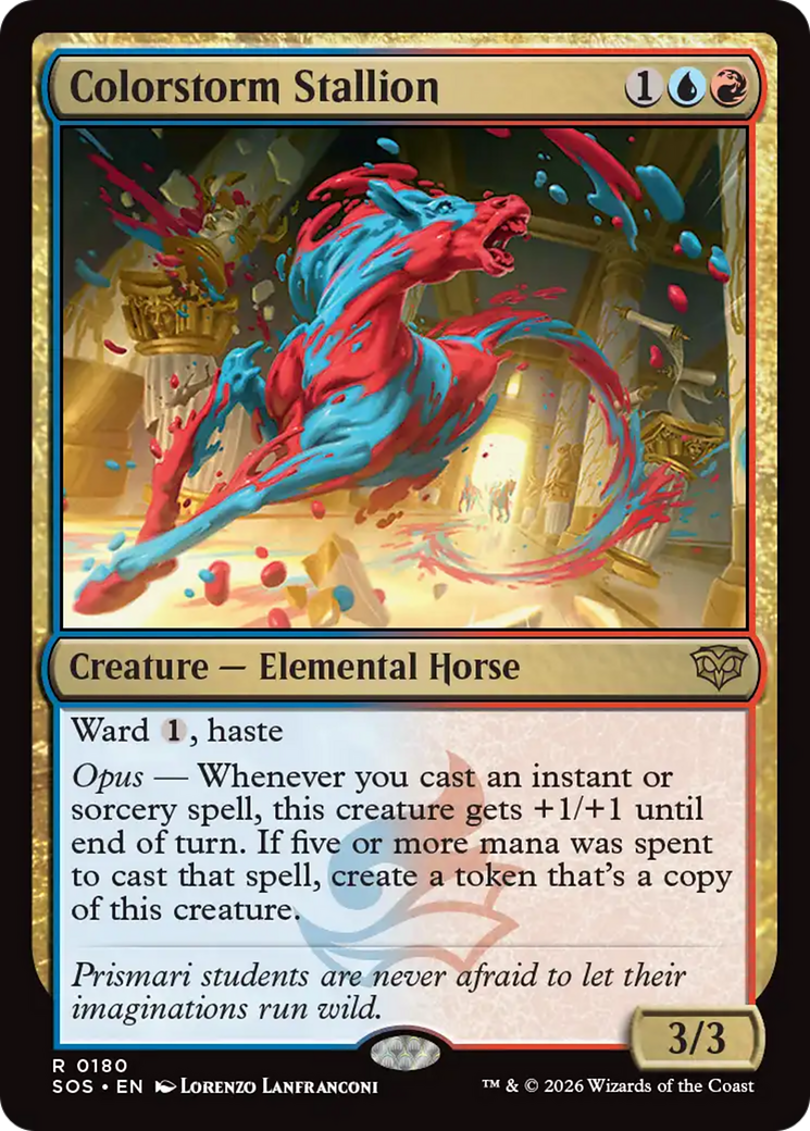 Colorstorm Stallion [Secrets of Strixhaven] | Deep Dive Games St. Marys