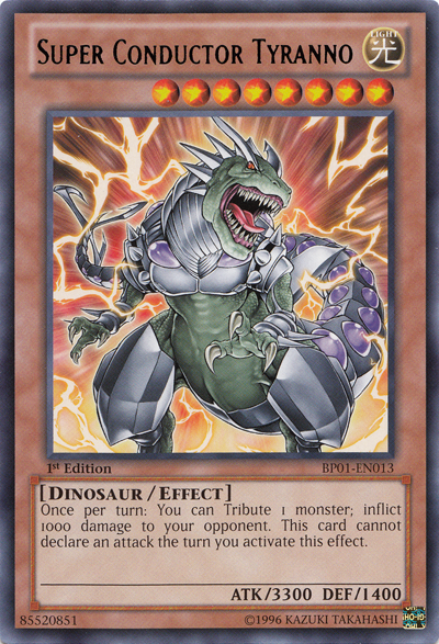 Super Conductor Tyranno [BP01-EN013] Rare | Deep Dive Games St. Marys