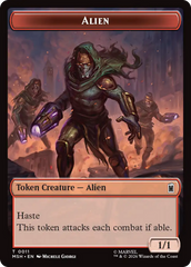 Wall // Alien Double-Sided Token [Marvel Super Heroes Tokens] | Deep Dive Games St. Marys