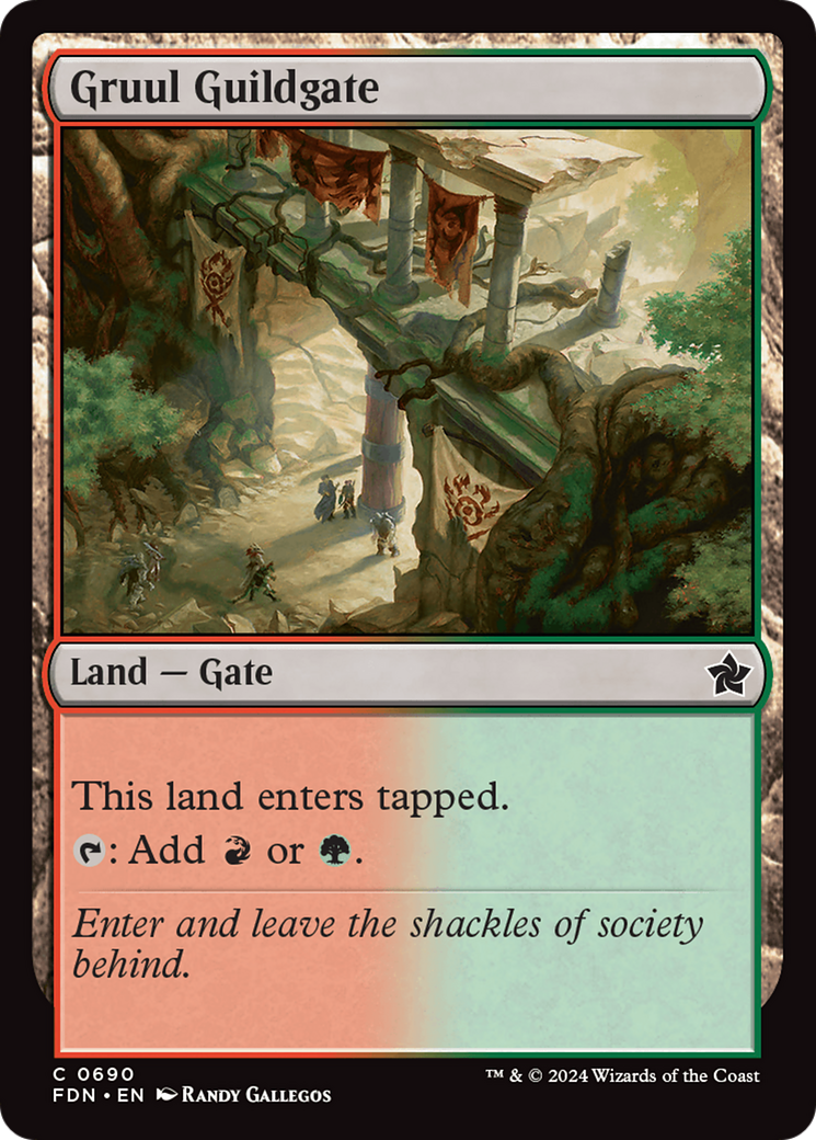 Gruul Guildgate [Foundations] | Deep Dive Games St. Marys