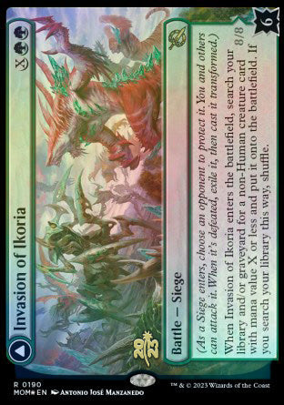 Invasion of Ikoria // Zilortha, Apex of Ikoria [March of the Machine Prerelease Promos] | Deep Dive Games St. Marys