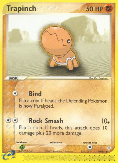 Trapinch (79/97) [EX: Dragon] | Deep Dive Games St. Marys