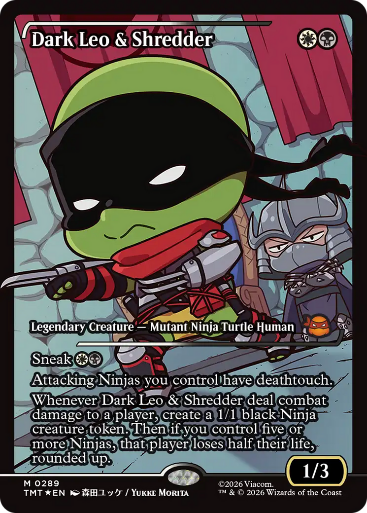 Dark Leo & Shredder (Showcase) [Teenage Mutant Ninja Turtles] | Deep Dive Games St. Marys