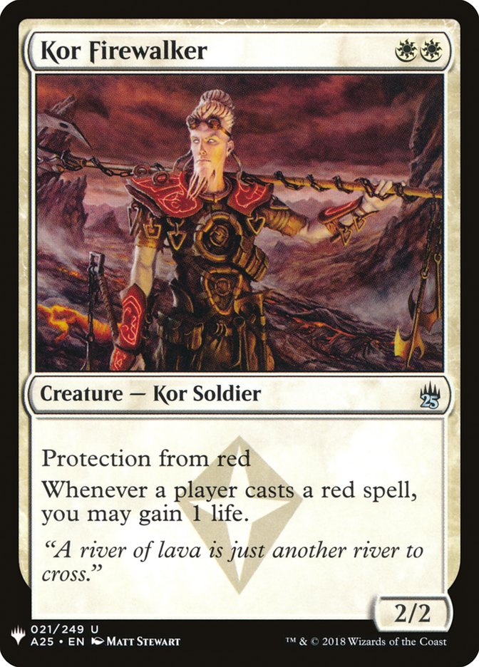 Kor Firewalker [Mystery Booster] | Deep Dive Games St. Marys