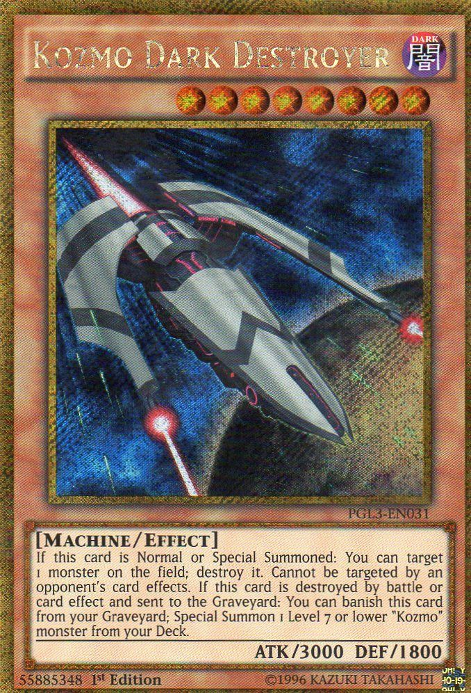 Kozmo Dark Destroyer [PGL3-EN031] Gold Secret Rare | Deep Dive Games St. Marys
