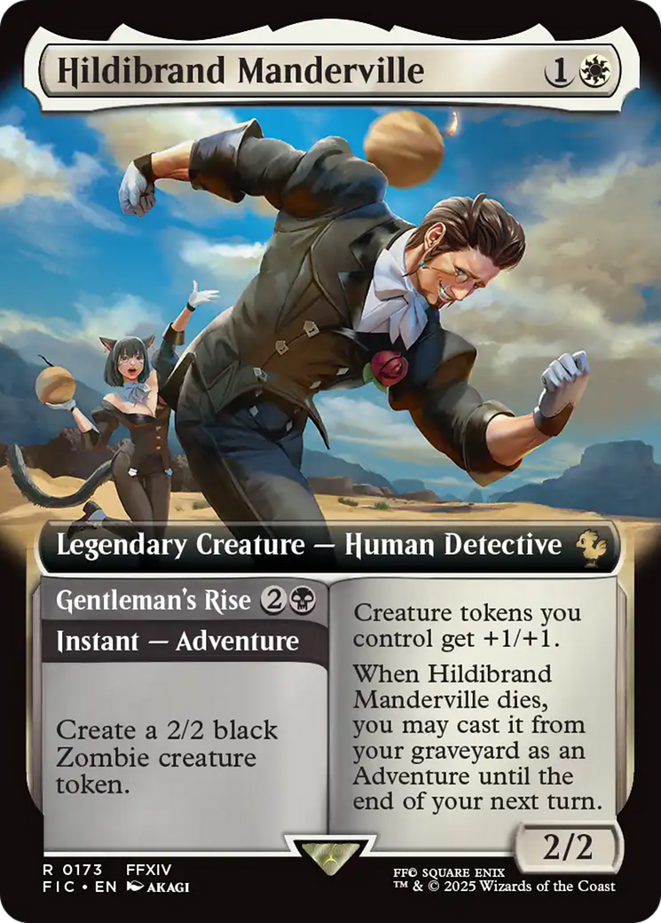 Hildibrand Manderville // Gentleman's Rise (Extended Art) [FINAL FANTASY Commander] | Deep Dive Games St. Marys