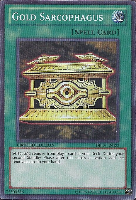 Gold Sarcophagus [DREV-ENSE2] Super Rare | Deep Dive Games St. Marys