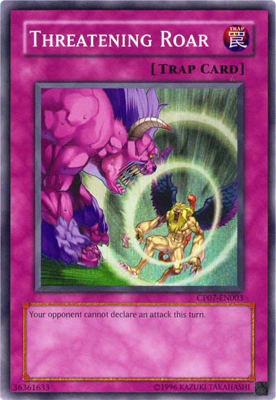 Threatening Roar [CP07-EN003] Super Rare | Deep Dive Games St. Marys
