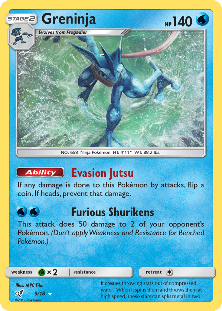 Greninja (9/18) [Sun & Moon: Detective Pikachu] | Deep Dive Games St. Marys