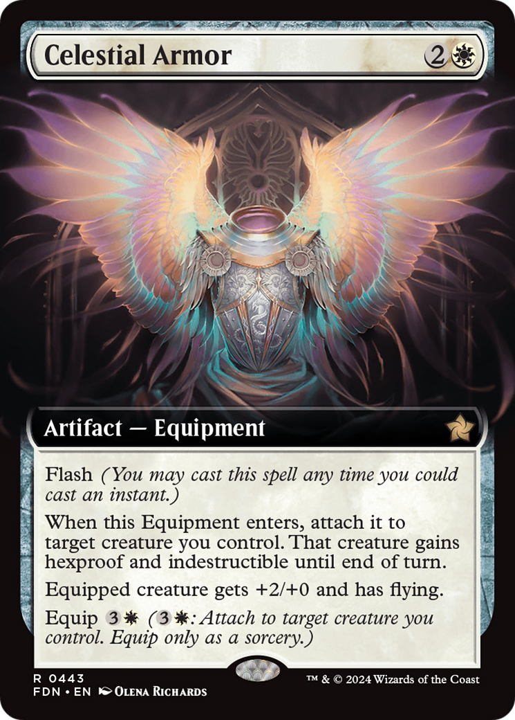 Celestial Armor (Extended Art) [Foundations] | Deep Dive Games St. Marys