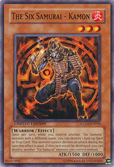 The Six Samurai - Kamon [GLD2-EN018] Common | Deep Dive Games St. Marys