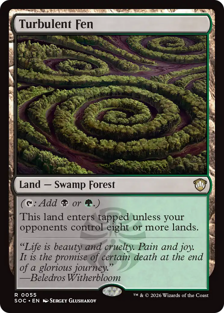Turbulent Fen [Secrets of Strixhaven Commander] | Deep Dive Games St. Marys