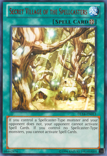Secret Village of the Spellcasters (Red) [DL14-EN013] Rare | Deep Dive Games St. Marys