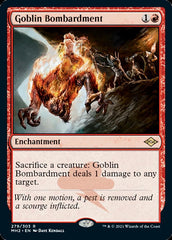 Goblin Bombardment (Foil Etched) [Modern Horizons 2] | Deep Dive Games St. Marys